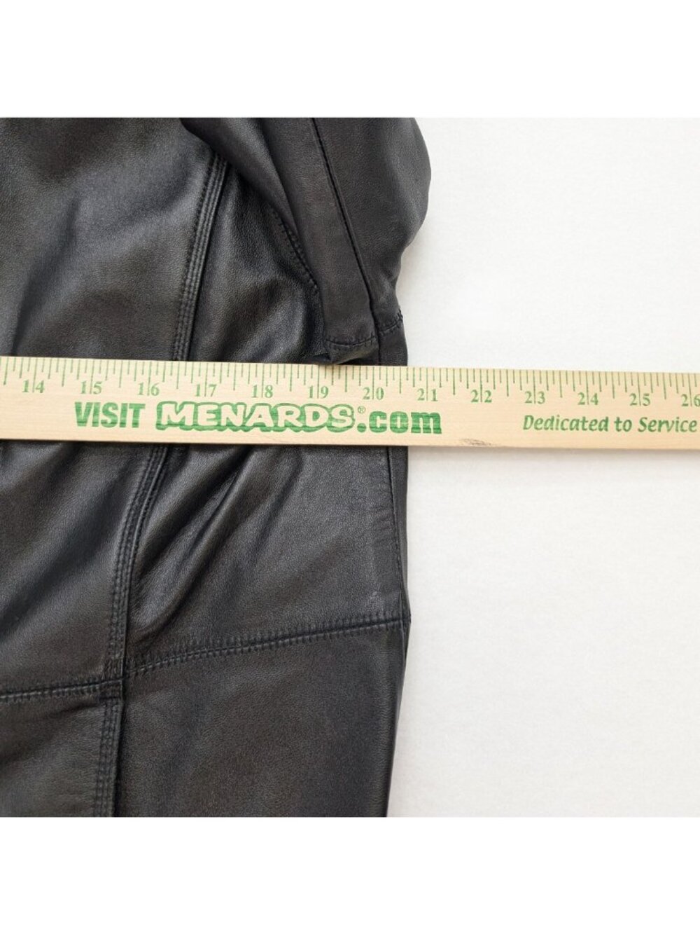 Coldwater Creek Women's Leather Jacket Coat Size M Black - Picture 4 of 11